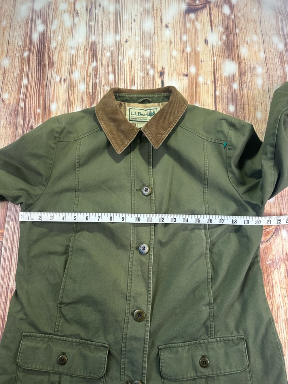 Vintage LL Bean Adirondack Barn Women’s Jacket  (Flannel-Lined) Size Small - Picture 8 of 16